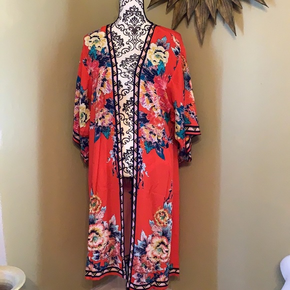 Flying Tomato Tops - Flying Tomato Kimono Size M / L NWT